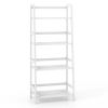 47.5 Inch 4-Tier Multifunctional Bamboo Bookcase Storage Stand