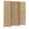 5-Panel Room Divider 76"x63" Water Hyacinth