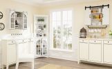 Corner Storage Cabinet, 63.3" Tall Freestanding Bookcase with Doors & Adjustable Shelves, 5-Tier Corner Display Cabinet for Living Room, Office