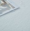 Lily Luxury Chinchilla Faux Fur Rectangular Area Rug