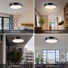 15.75 INCH Semi Flush Mount Ceiling Light Fixture, Modern Farmhouse LED Ceiling Light 1 Color (3000K)